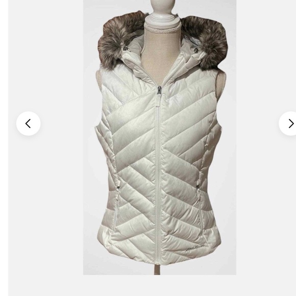 Eddie Bauer Jackets & Blazers - Eddie Bauer Women's White Quilted Vest